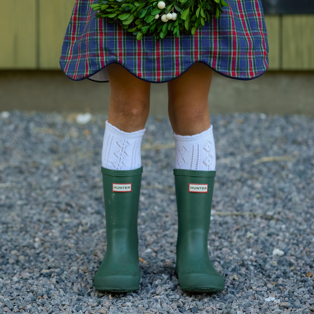 Little Kids Classic Waterproof Boot in Hunter Green - Henry Duvall