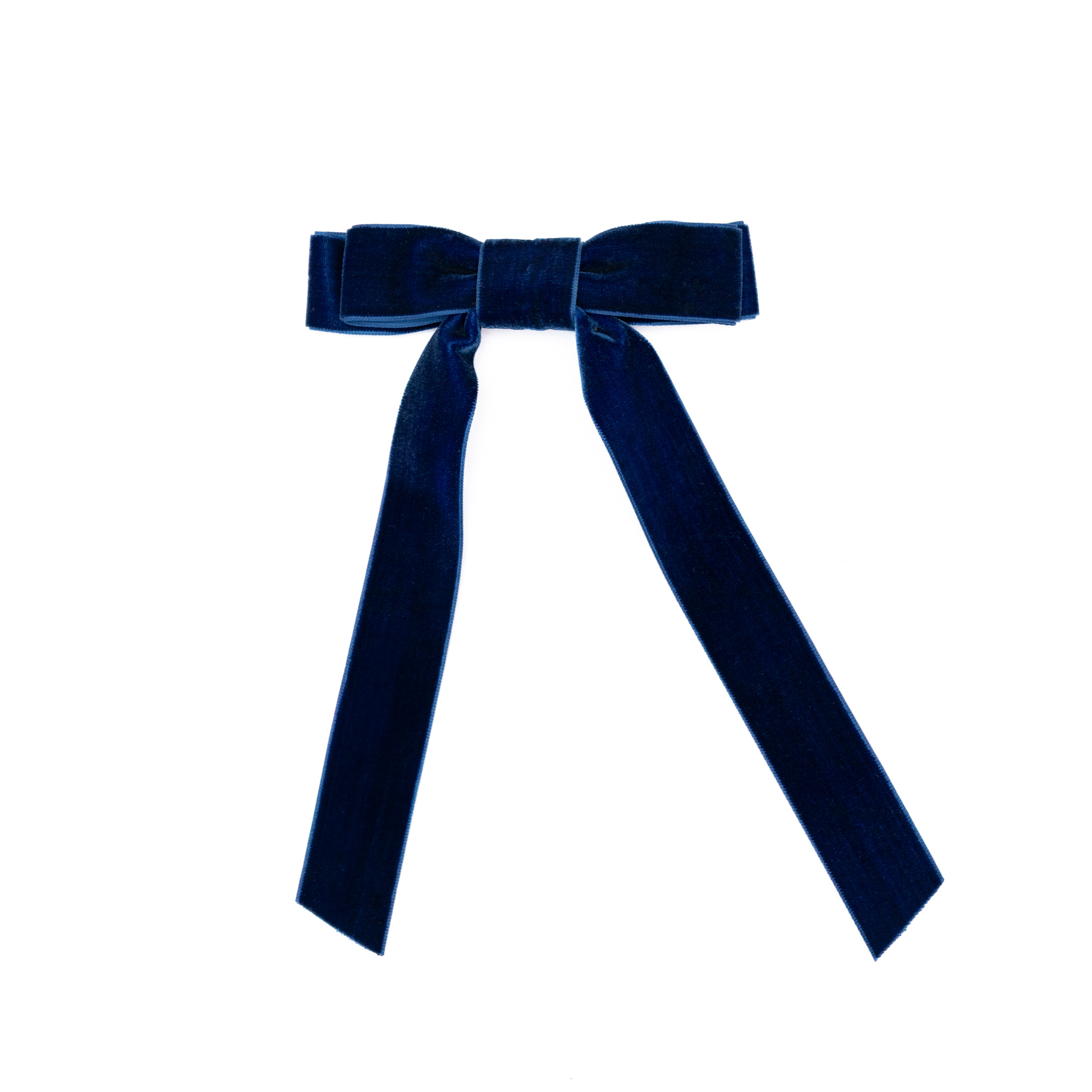 Velvet Jane Bow by Winn & William, handcrafted velvet hair bow with alligator clip, classic fall accessory for girls.