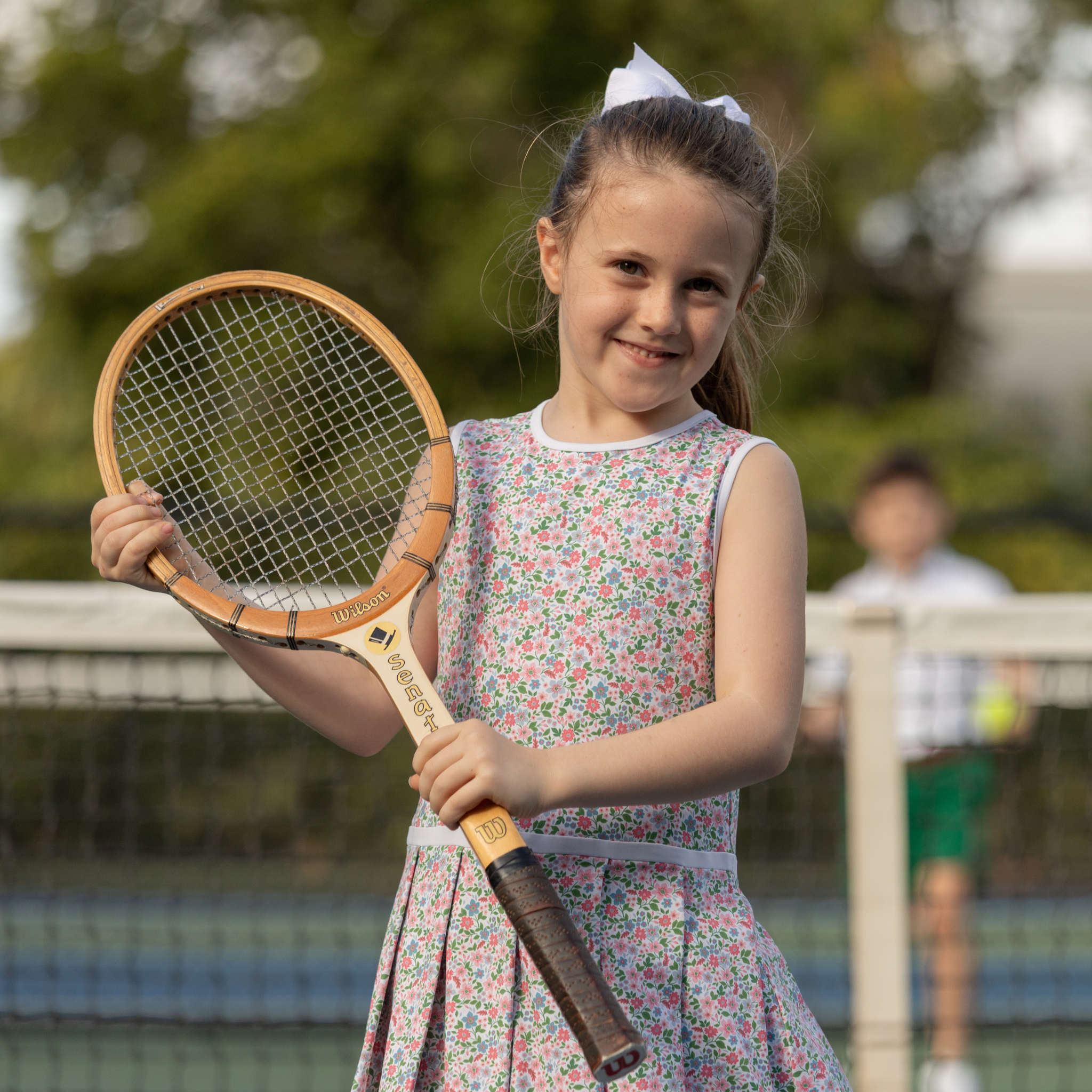 Henry Duvall Taft Tennis Dress for girls, classic preppy athletic dress with built-in shorts made from soft stretchy performance fabric for tennis and summer activities.