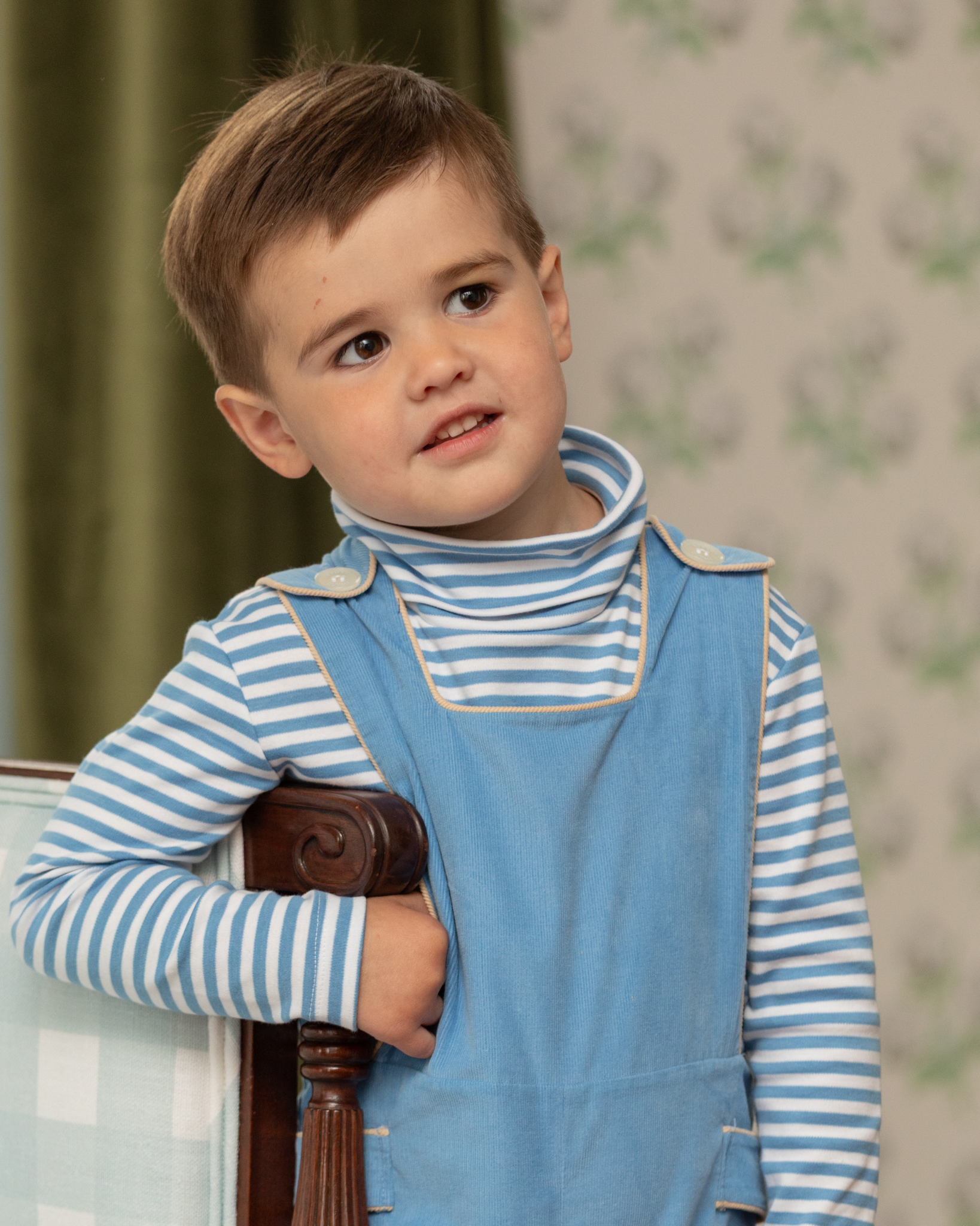 Henry Duvall classic unisex children’s turtleneck for boys and girls, designed for layering throughout fall and winter.
