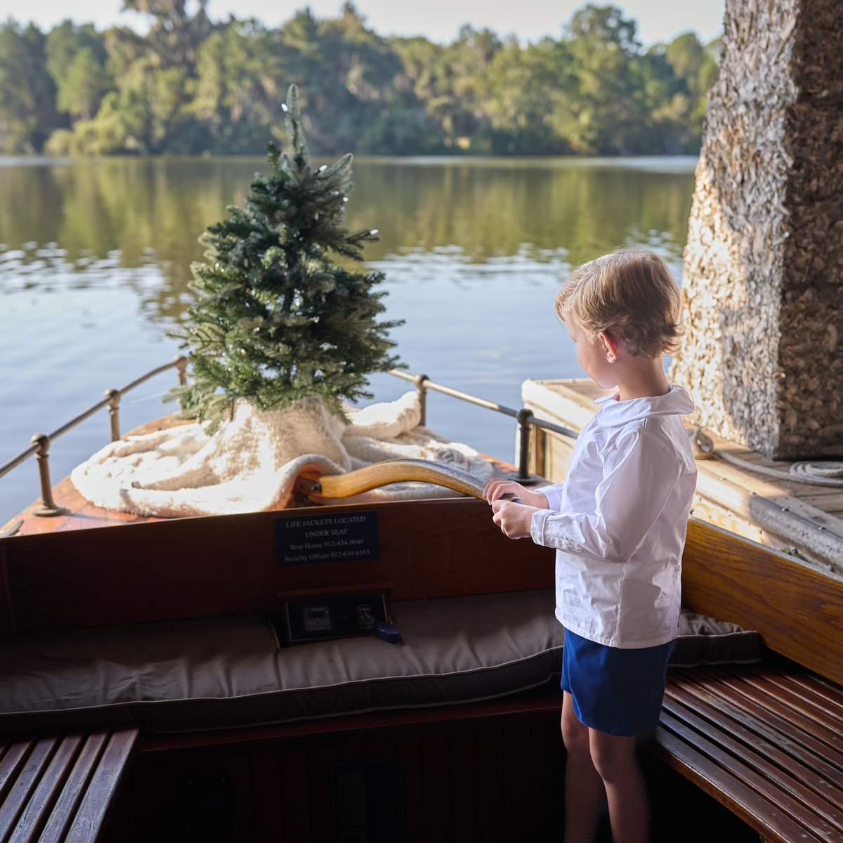 Henry Duvall boys white Peter Pan collar shirt, classic holiday layering piece for Jon Jons, shorts, and bubbles, timeless Christmas toddler outfit
