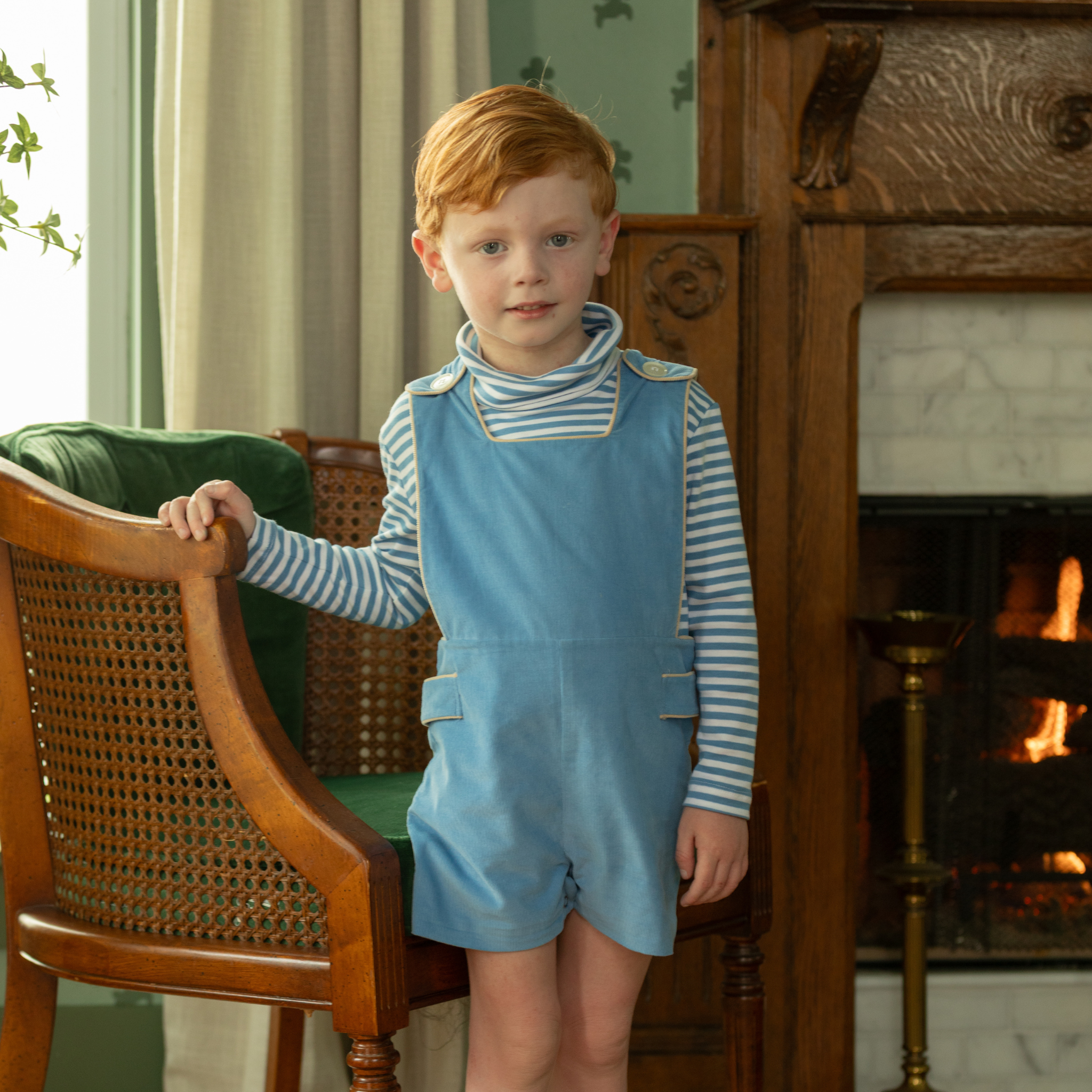 Henry Duvall classic unisex children’s turtleneck for boys and girls, designed for layering throughout fall and winter.
