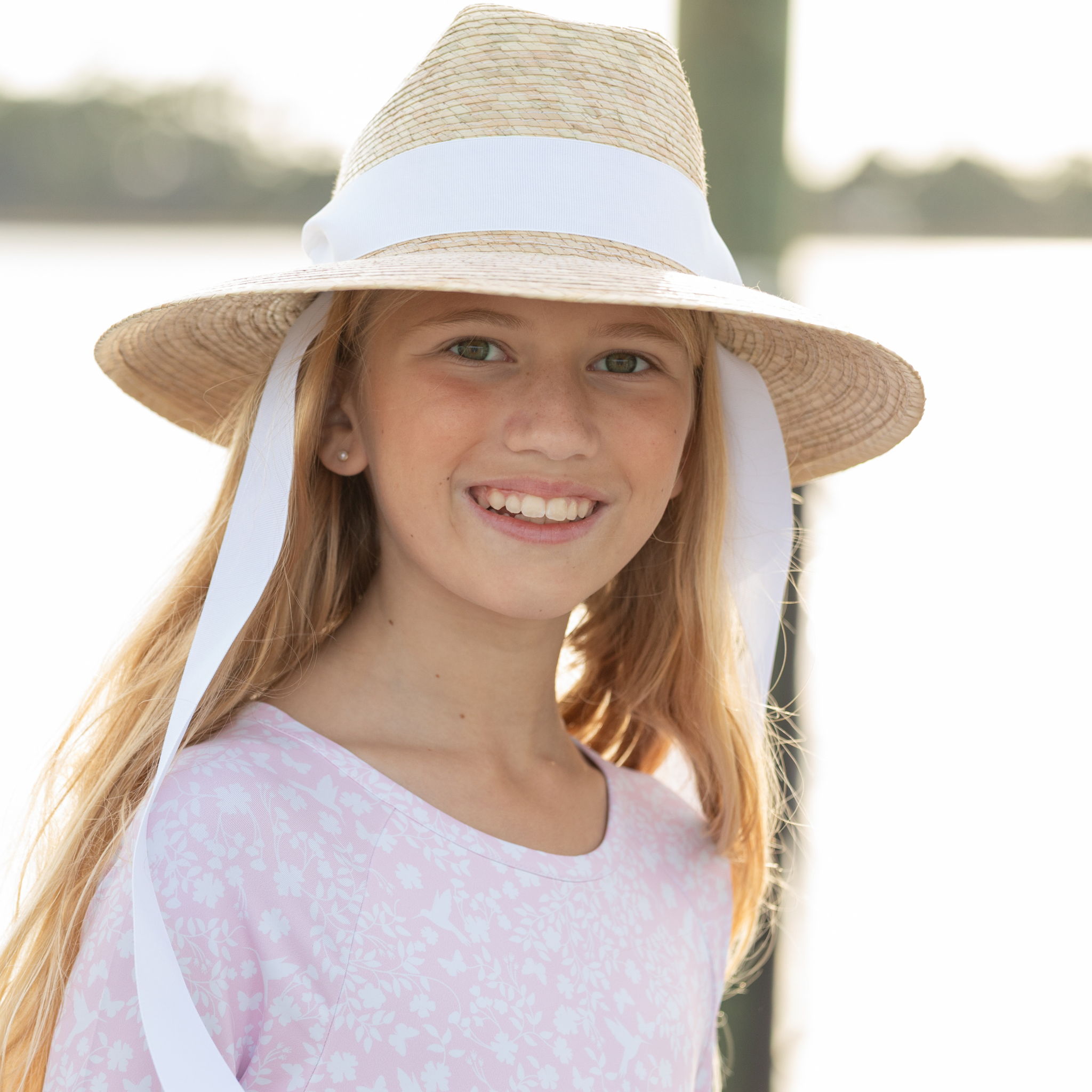 Girls Wide Brimmed Sun Hat - Henry Duvall