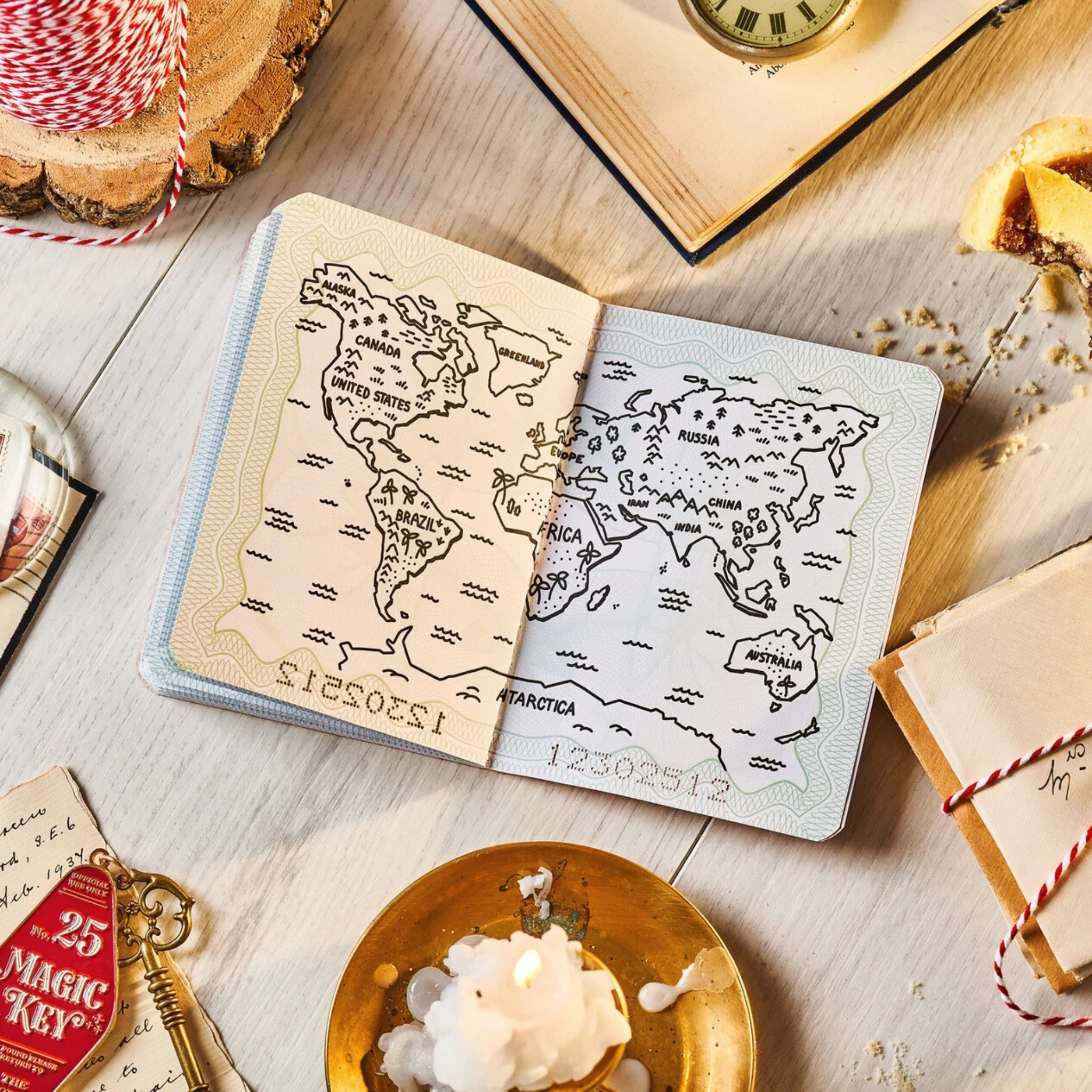 Imaginative Christmas gift - Santa's passport