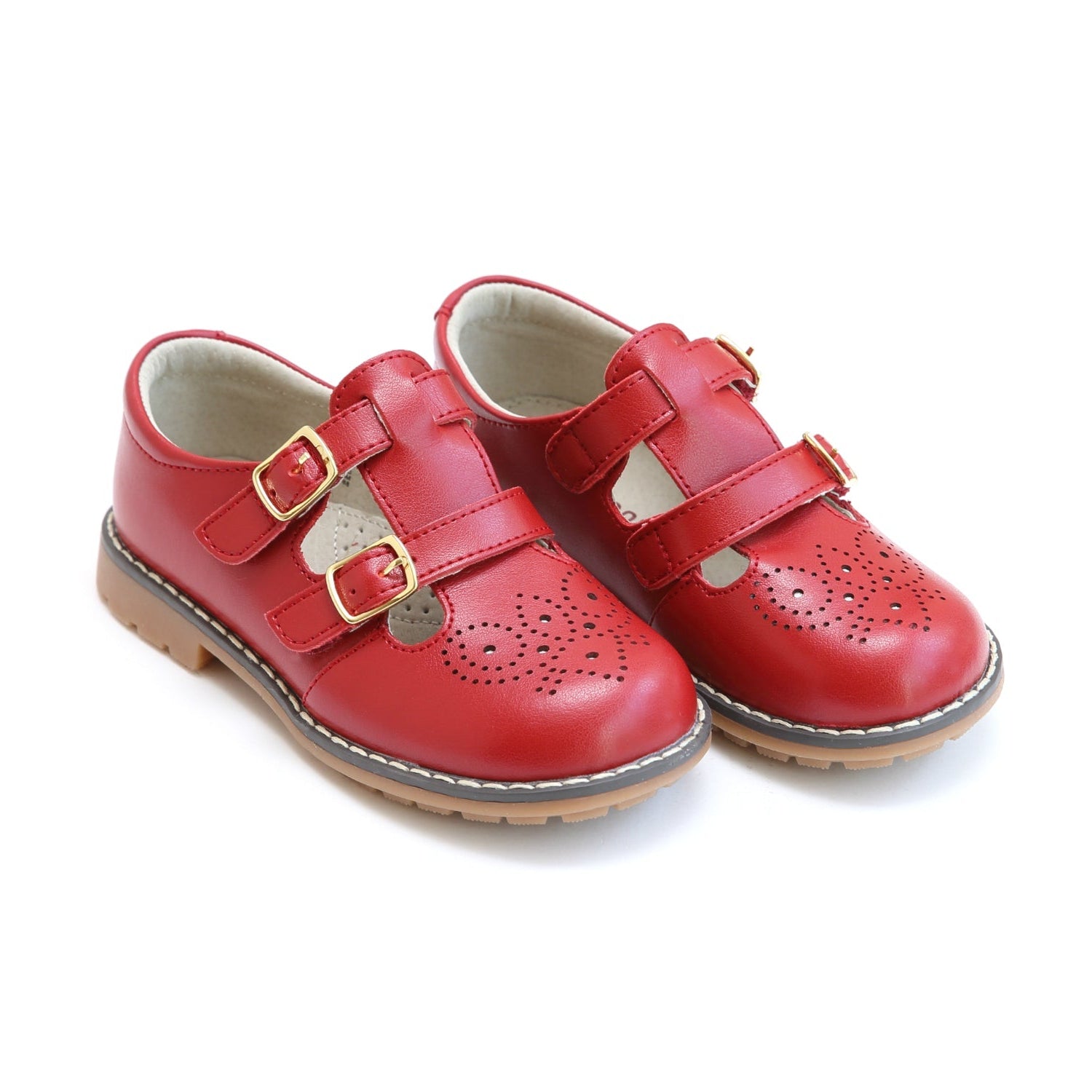 Beatrix English Double T-Strap Leather Mary Jane - Henry Duvall
