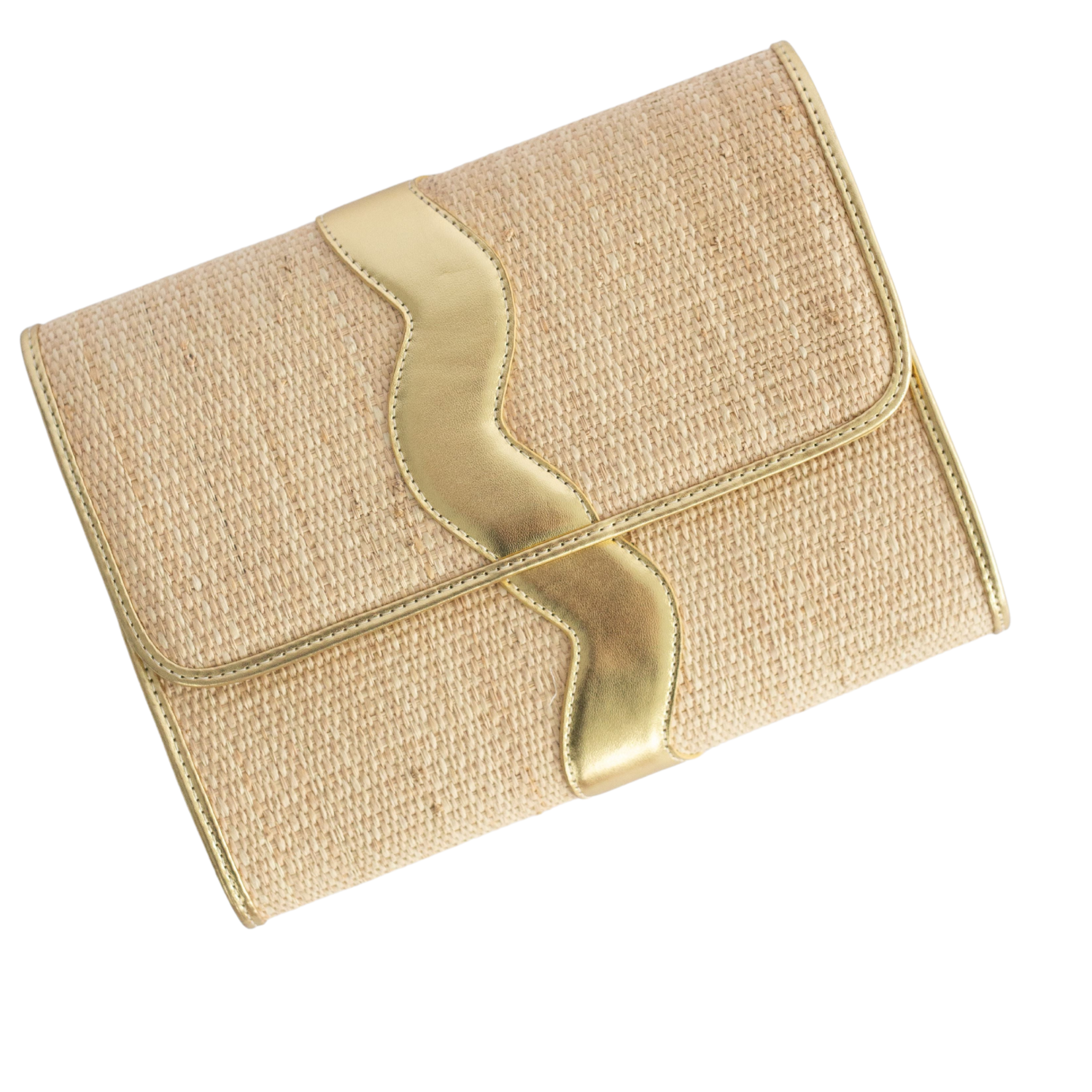 Allie Clutch in Rattan - Henry Duvall