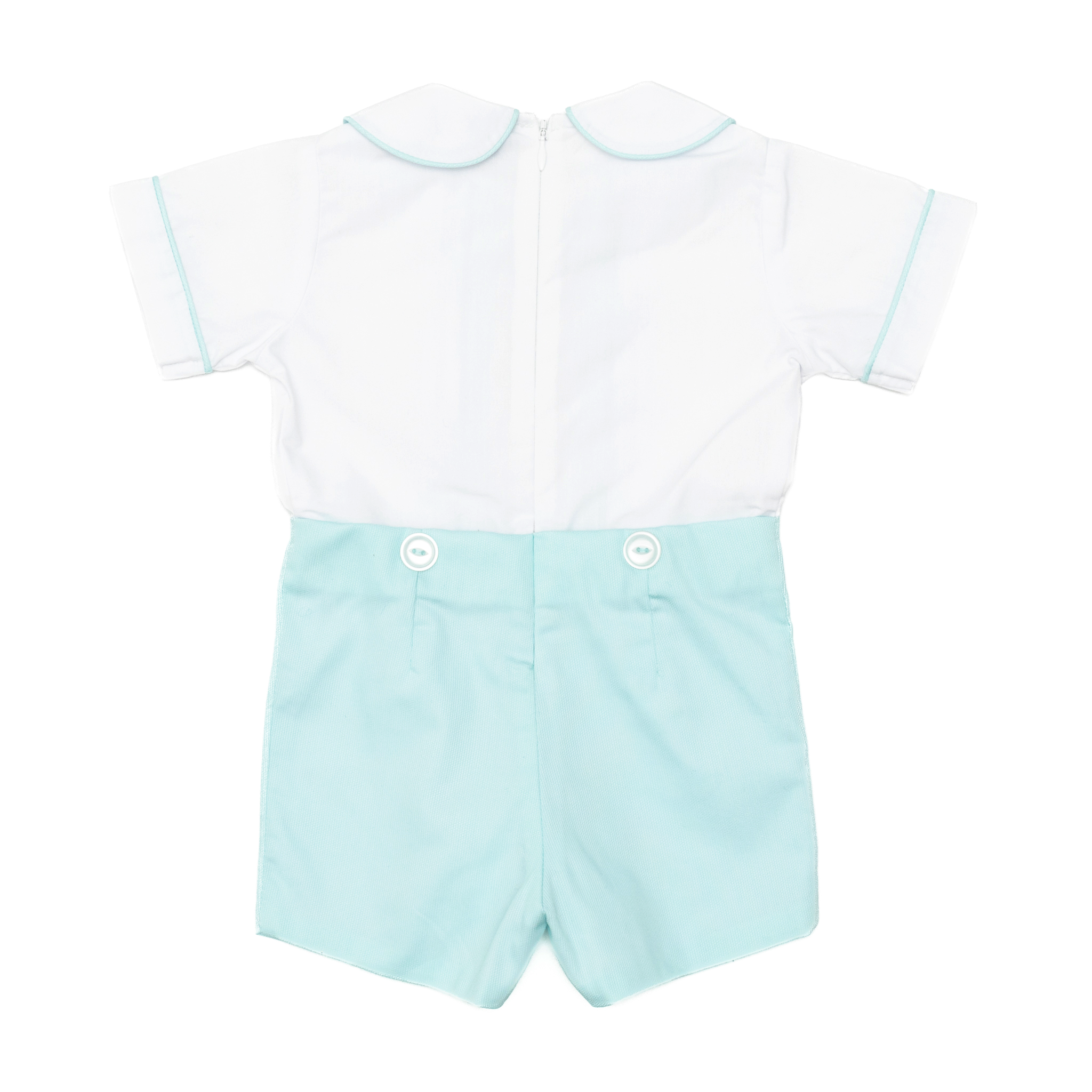 Henry Duvall baby and toddler boys Benjamin Button-On, a timeless classic outfit featuring signature buttons and traditional styling.