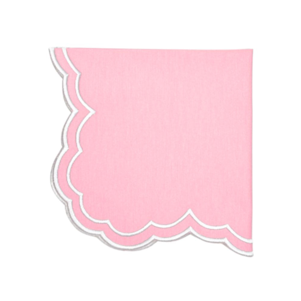 Bettina Napkin in Pink, Set of 4 - Henry duvall