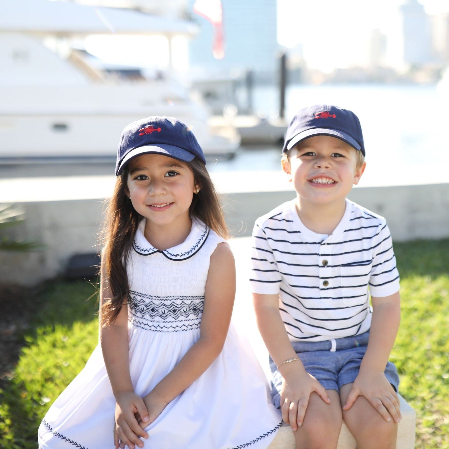Lobster Bow Baseball Hat (Girls) - HENRY DUVALL