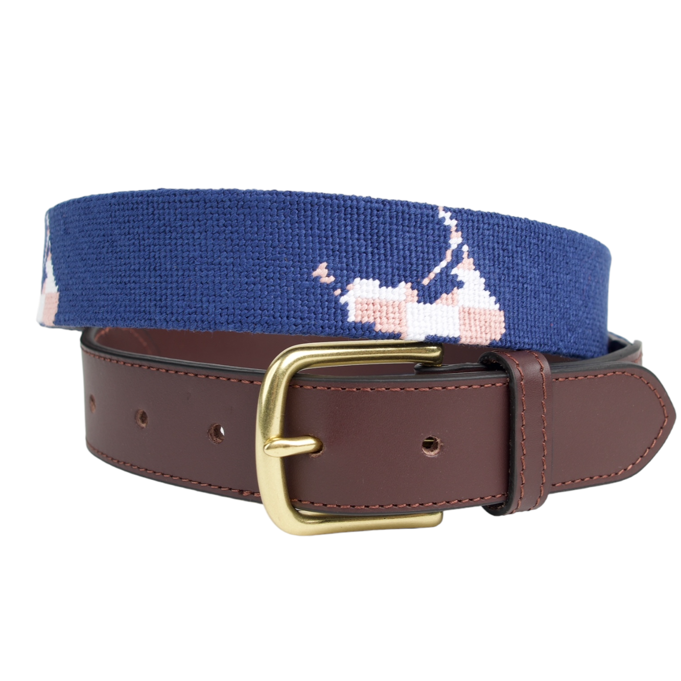Nantucket Needlepoint Belt - Henry Duvall