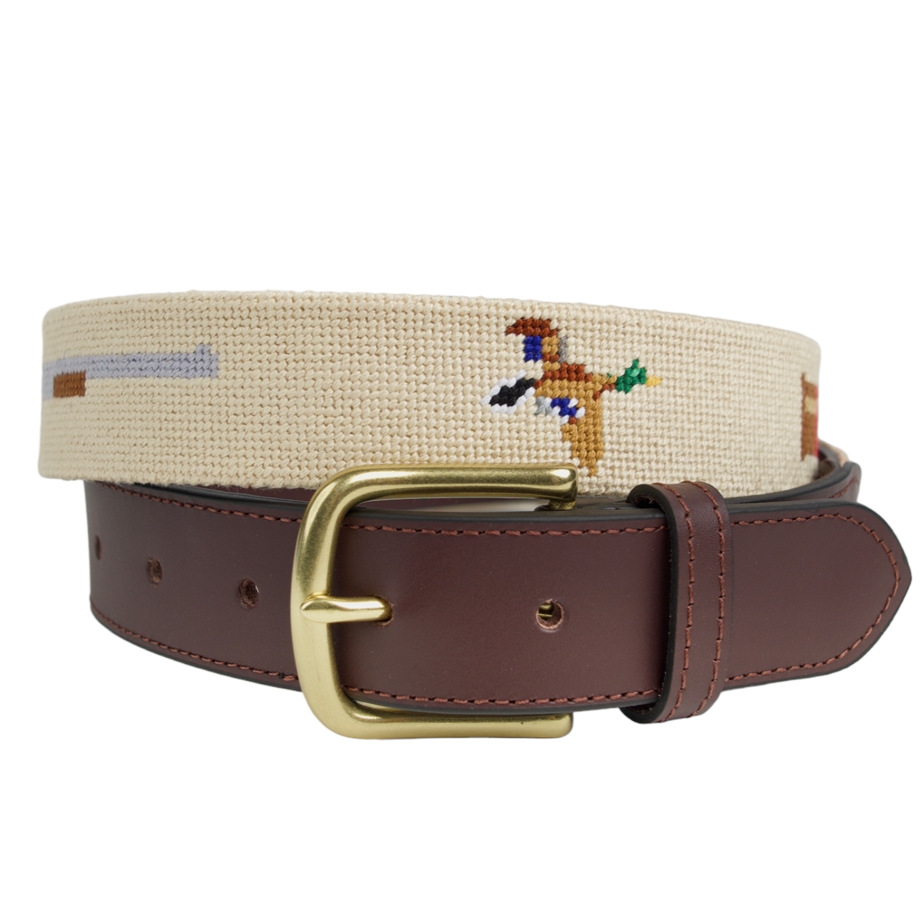 The Hunt Needlepoint Belt (Men's) - Henry Duvall