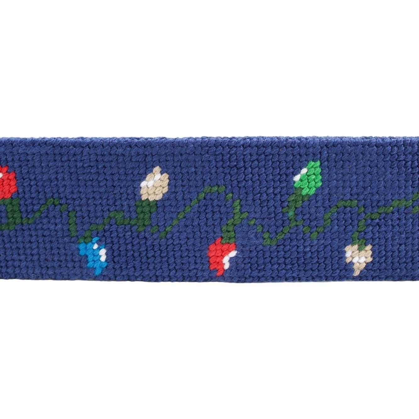 Christmas Lights Children's Needlepoint Belt - Henry Duvall