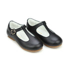 L’Amour Eleanor T-strap Mary Jane shoes for girls in smooth leather with classic cutouts, ideal for fall outfits, family photos, and coordinating with Henry Duvall collections