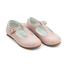 L’Amour Eleanor T-strap Mary Jane shoes for girls in smooth leather with classic cutouts, ideal for fall outfits, family photos, and coordinating with Henry Duvall collections