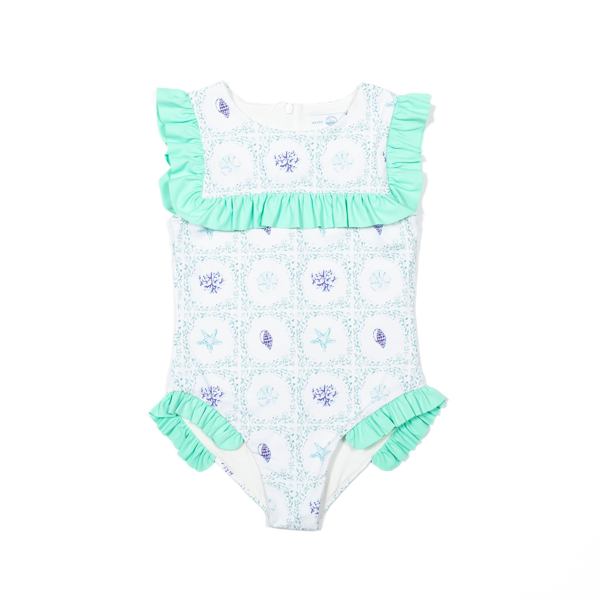 Scarlett Swim in Tropical Trellis - Henry Duvall