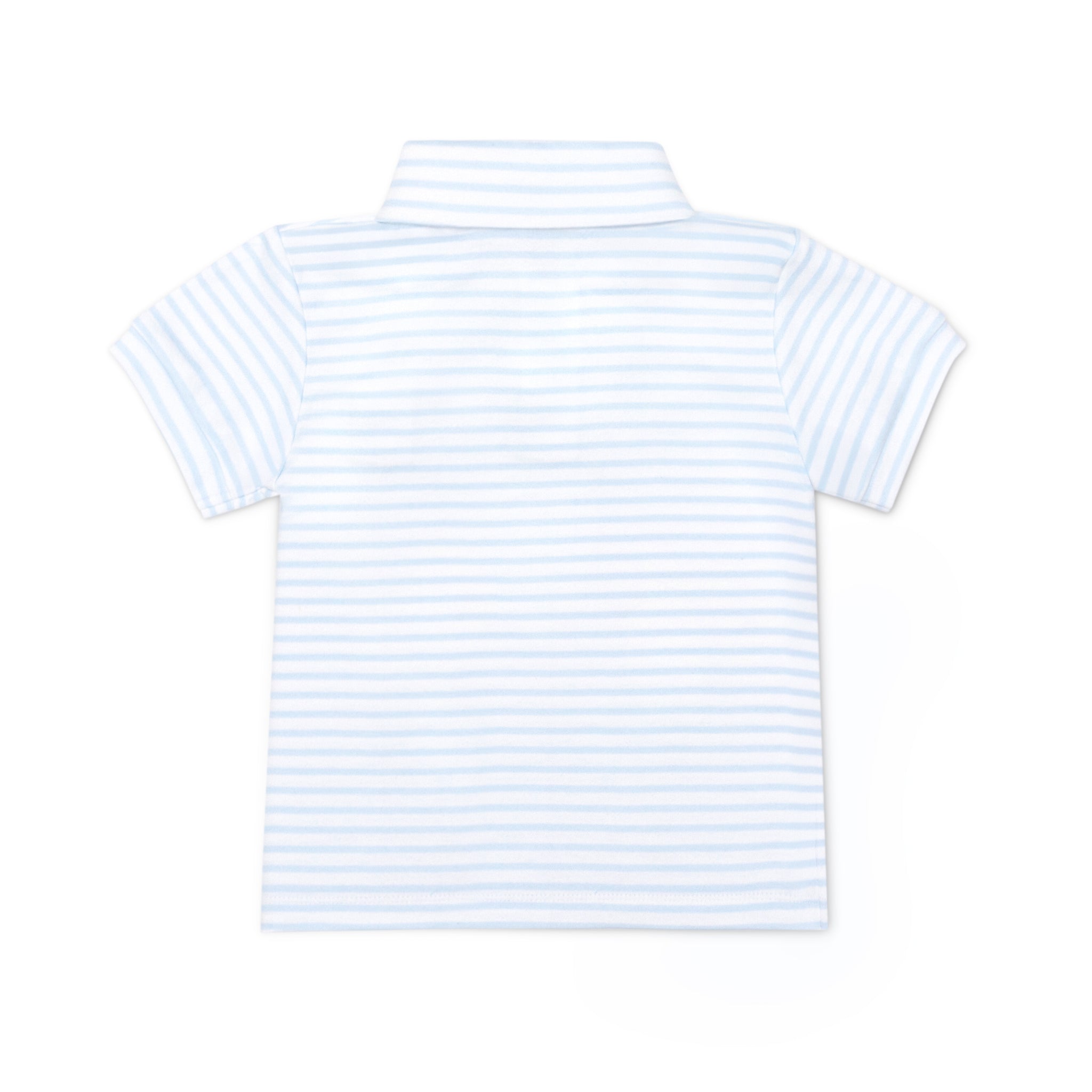 Henry Duvall classic white boys polo in soft cotton, timeless preppy wardrobe staple for school and dressier occasions
