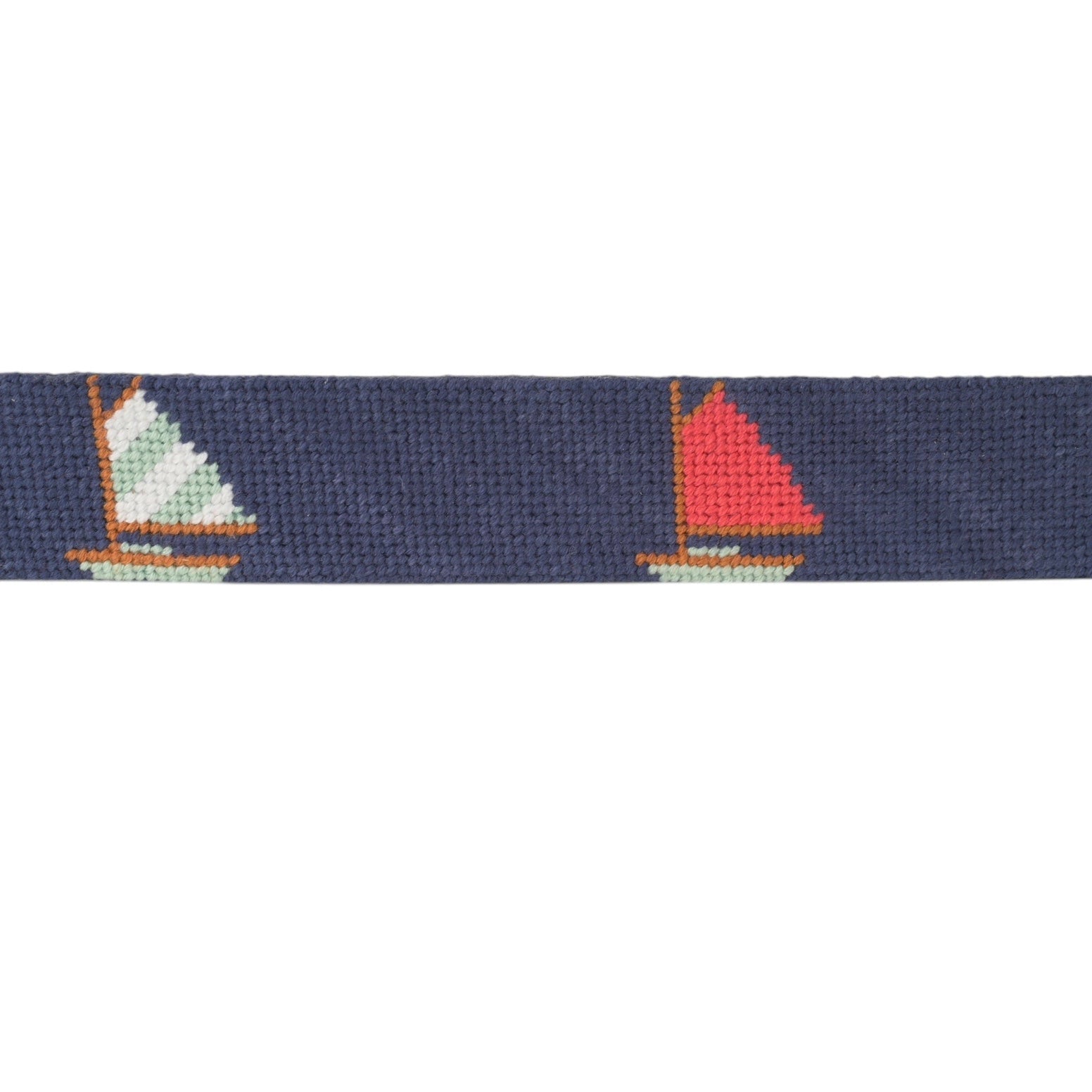 Sailboat Needlepoint Belt - Henry Duvall