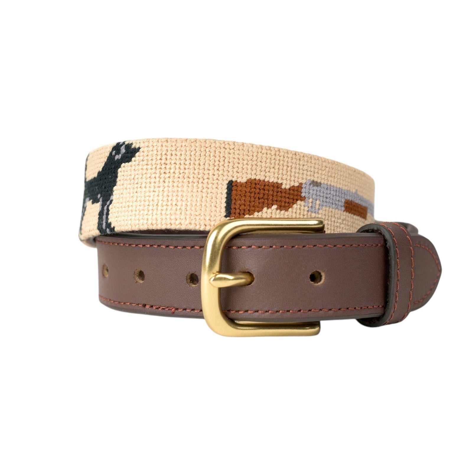 The Hunt Children's Needlepoint Belt - Henry Duvall