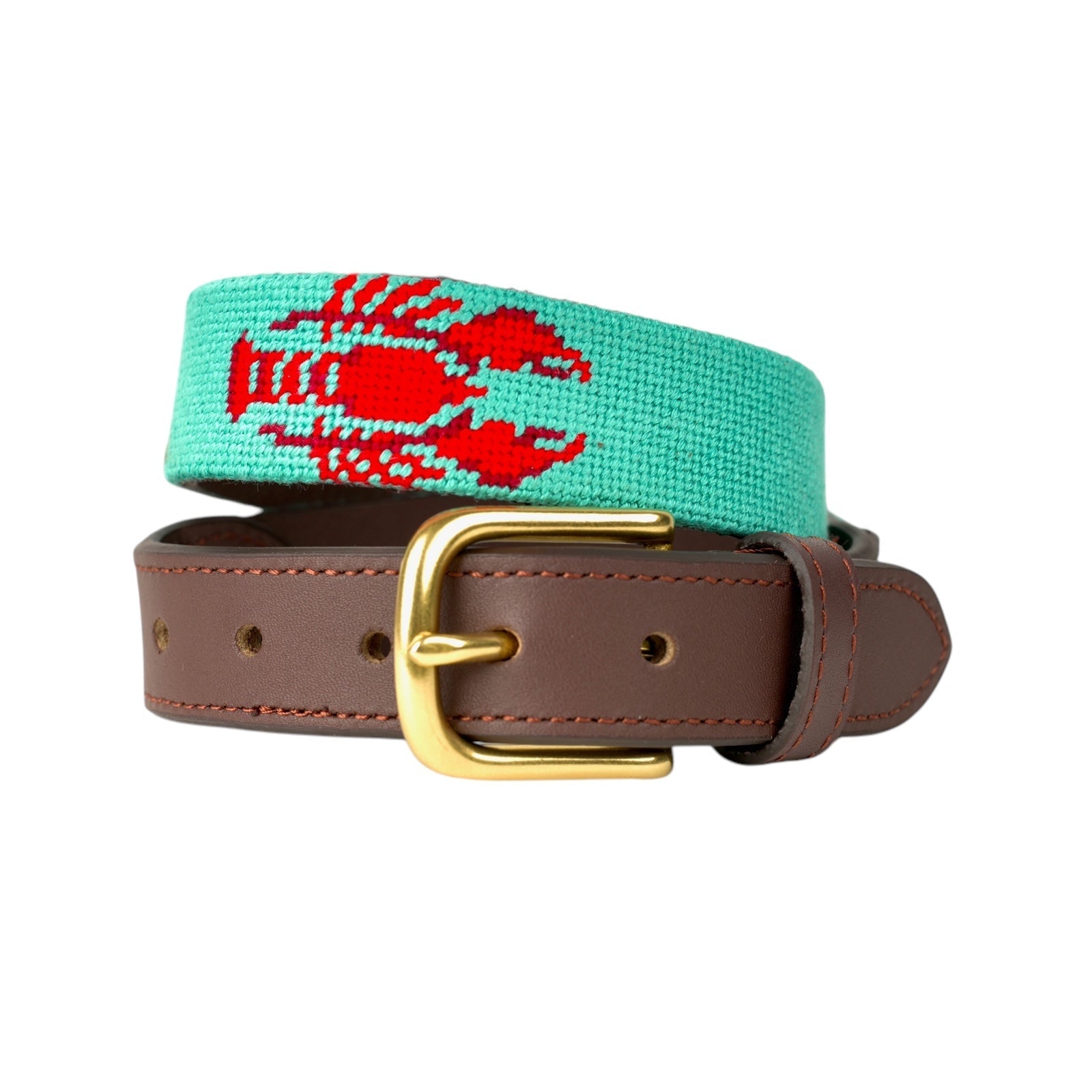 Lobster Children's Needlepoint Belt - Henry Duvall