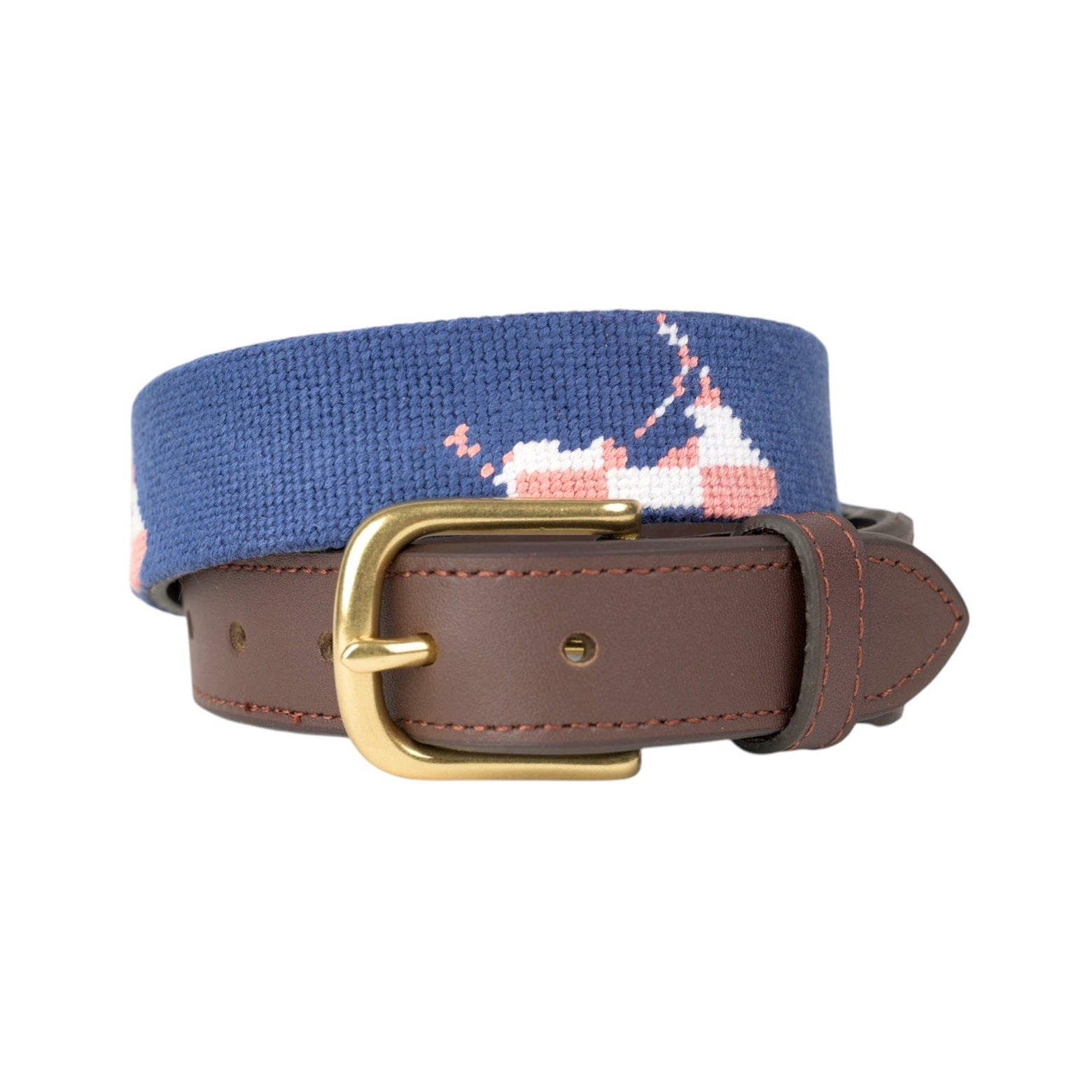 Nantucket Children's Needlepoint Belt - Henry Duvall