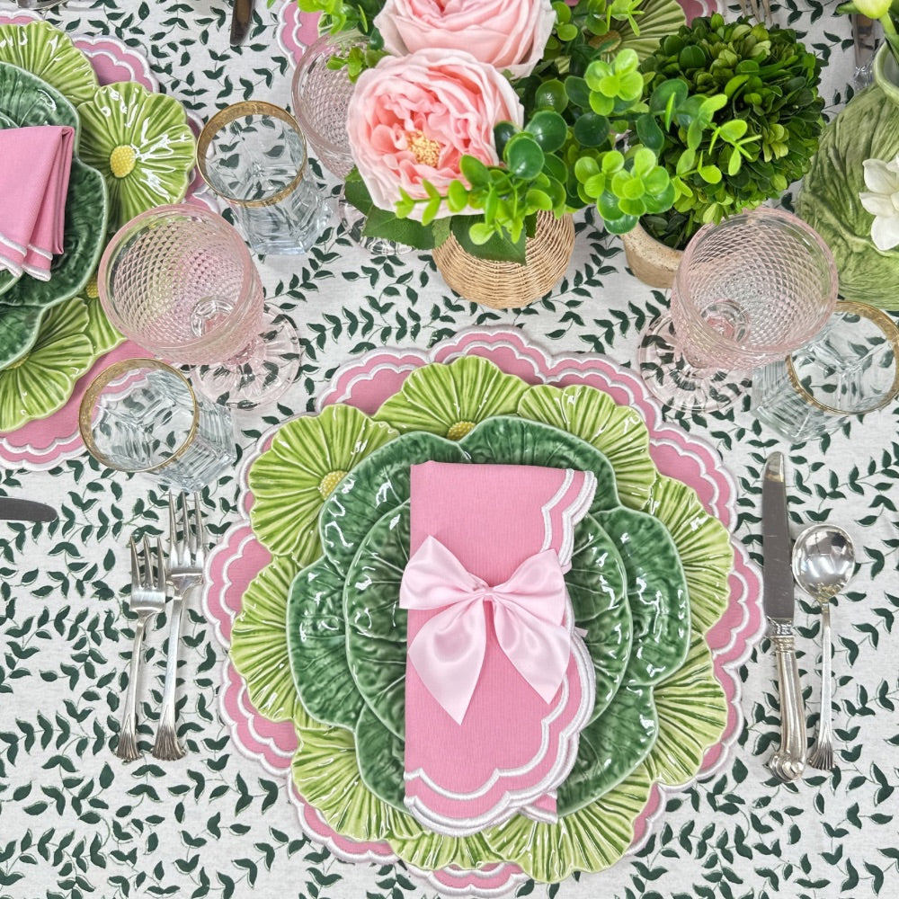 Bettina Napkin in Pink, Set of 4 - Henry duvall