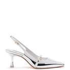 Ines Pump In Silver Specchio - Henry Duvall