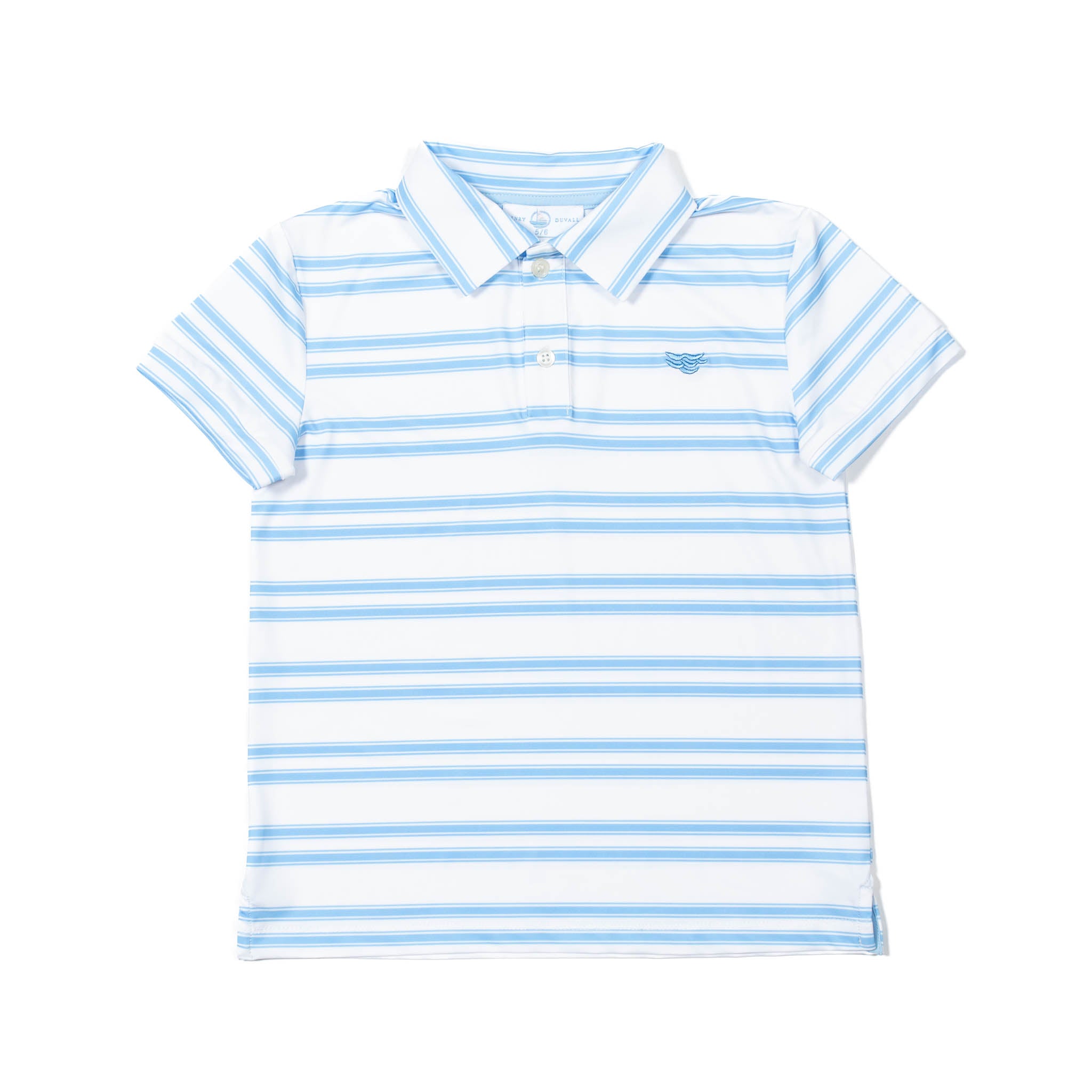 Match Point Polo in Blue & White Stripes - Henry Duvall