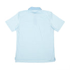Men's Performance Polo in Blue Gingham - Henry Duvall