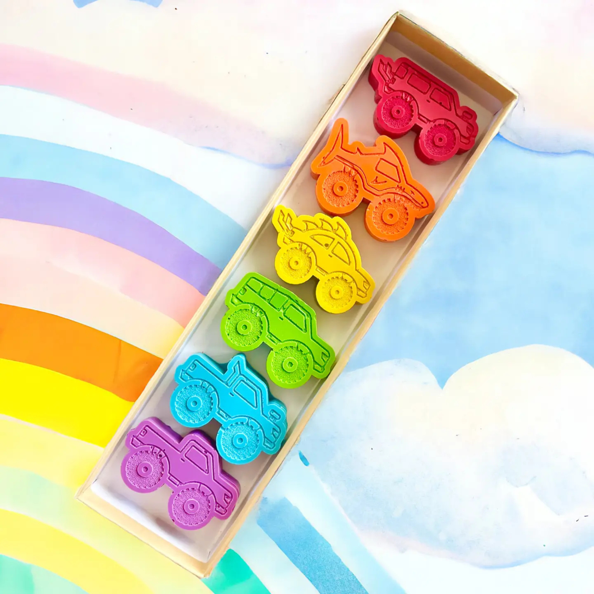 Monster Truck Crayon Stocking Stuffer