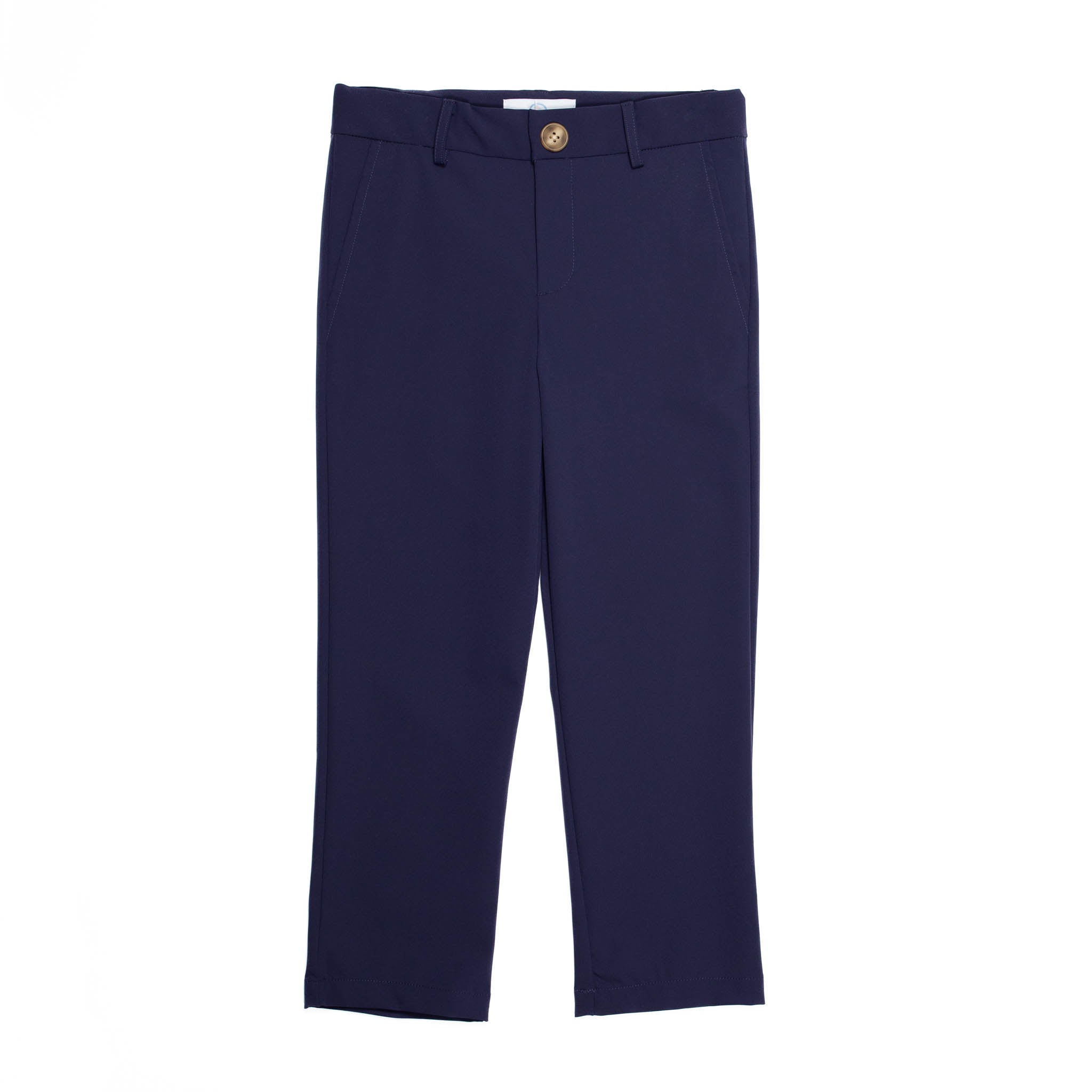 Henry Duvall boys' navy and khaki dress pants, wrinkle-resistant performance trousers with flat front and elastic back, classic boys fall church and school pants