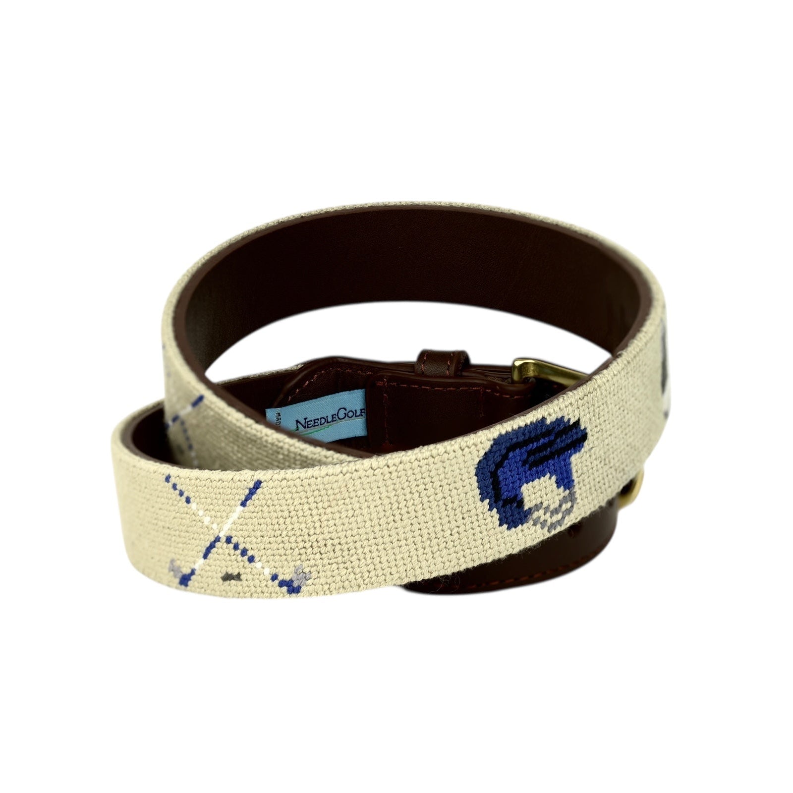 Hockey Children's Needlepoint Belt - Henry Duvall