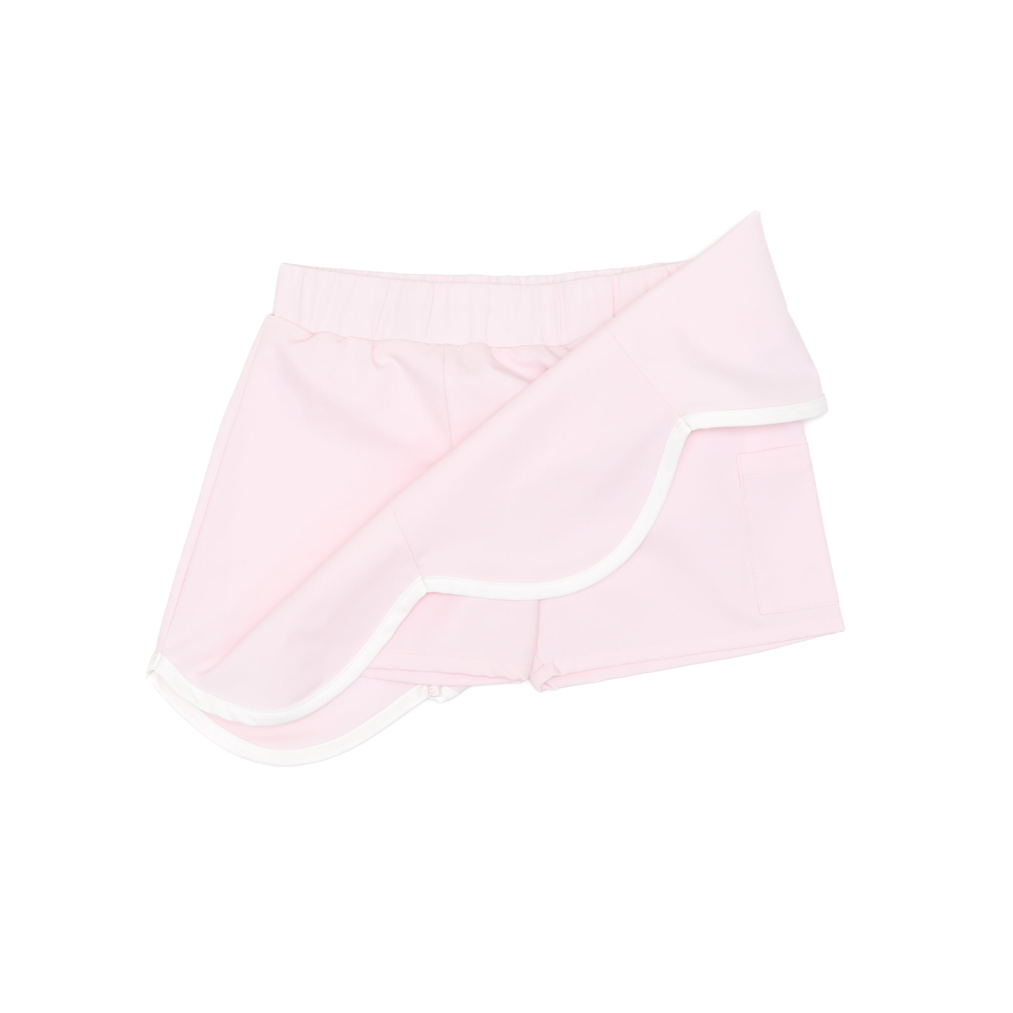 Henry Duvall Scalloped Skort in Fashion Club colors, performance fabric girls skort with scalloped hem, built-in shorts, and hidden pocket—designed by girls for back-to-school outfits