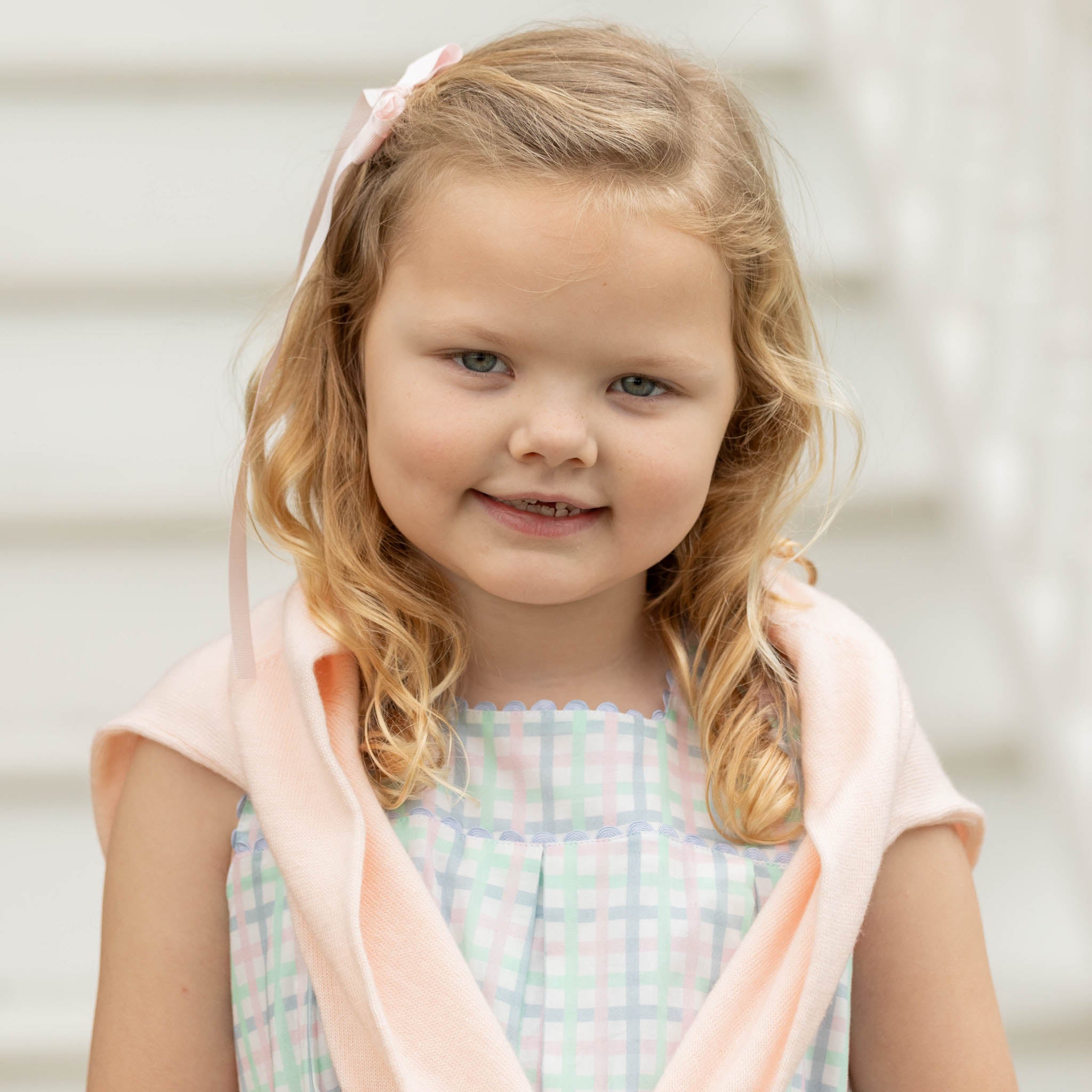 Palmer Dress in Pastel Plaid - Henry Duvall