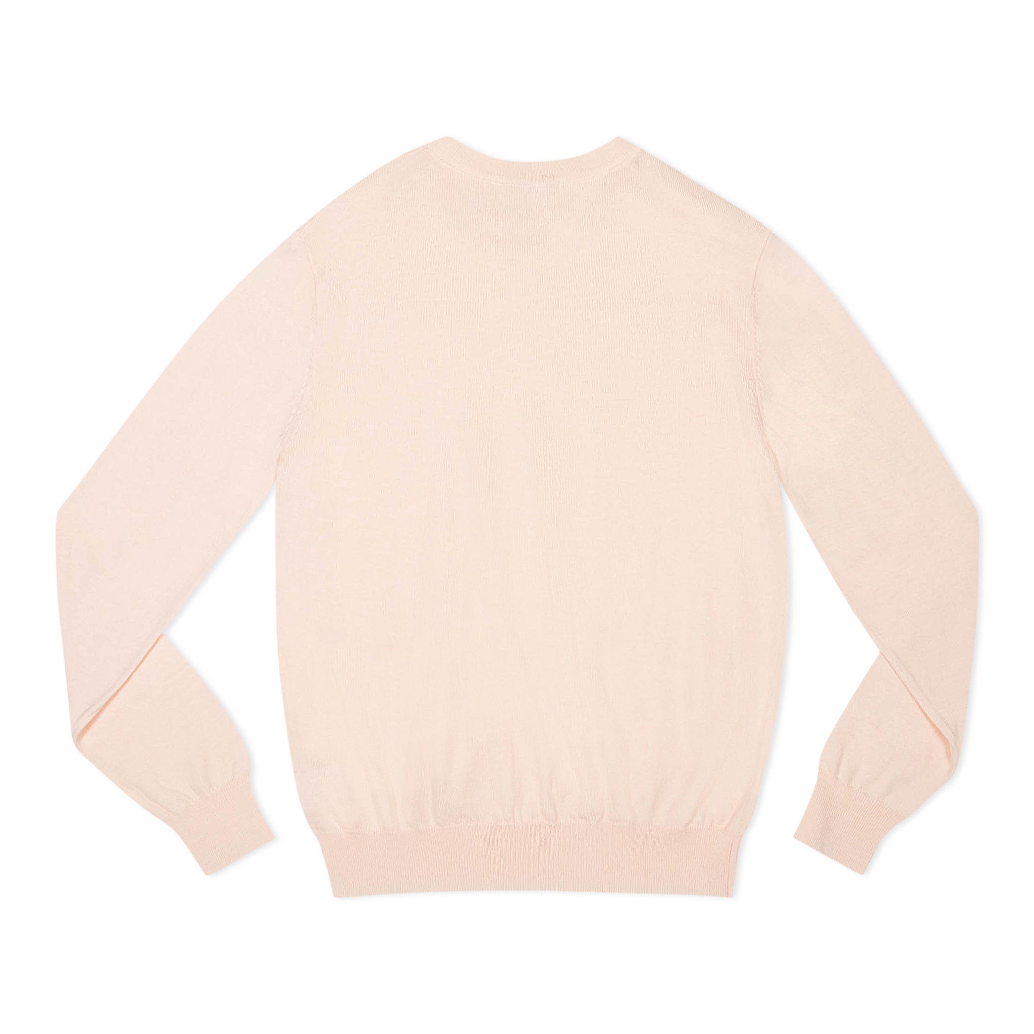 Henry Duvall men’s pale pink crewneck sweater, a classic preppy knit designed for timeless everyday wear.