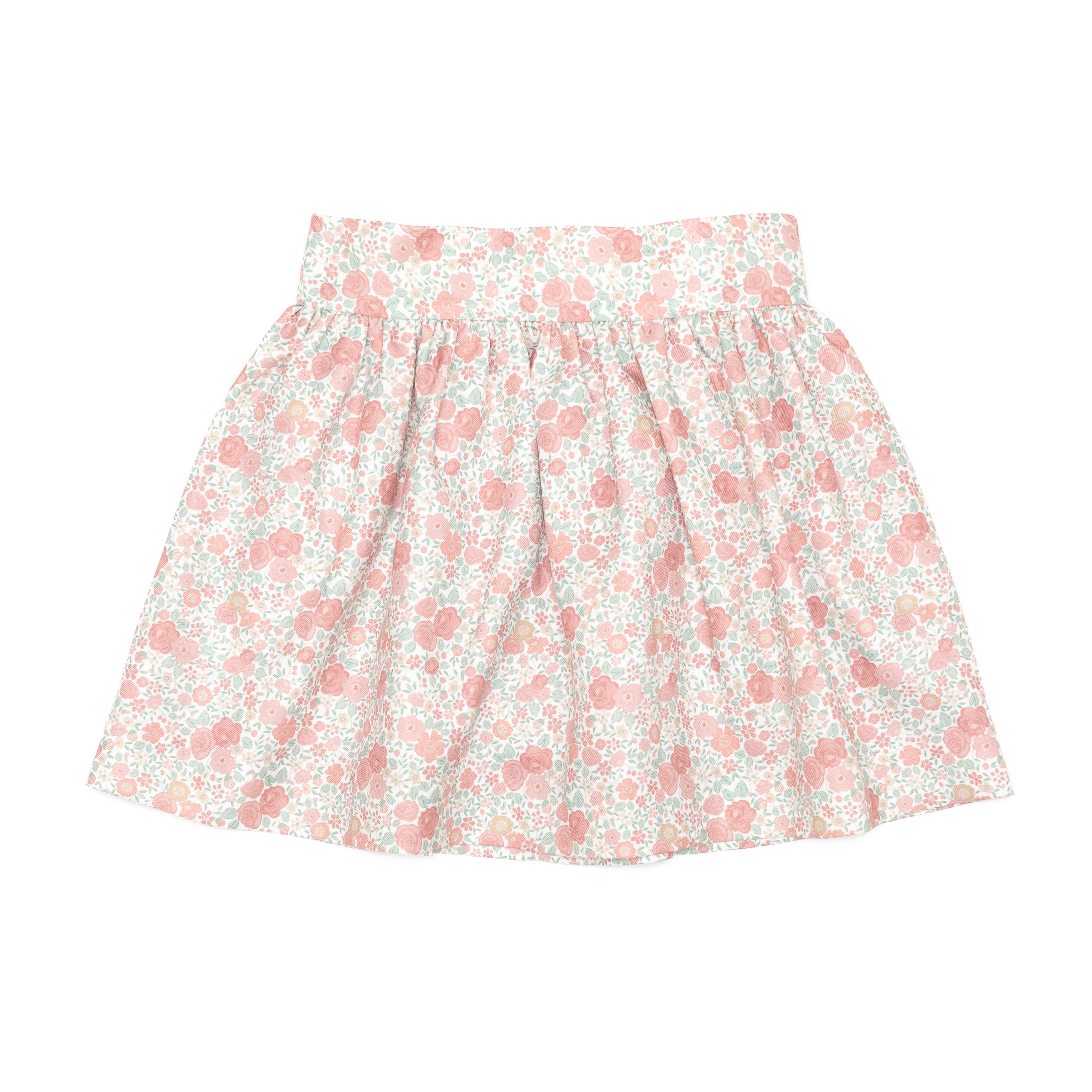 Henry Duvall Sutton Skirt in Beacon Hill Blooms floral print, classic fall skirt for older girls, perfect for coordinating sibling outfits and age-appropriate seasonal dressing