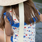 Buttercup Little Girl’s Hat - Ivory Grosgrain Ribbon - Henry Duvall