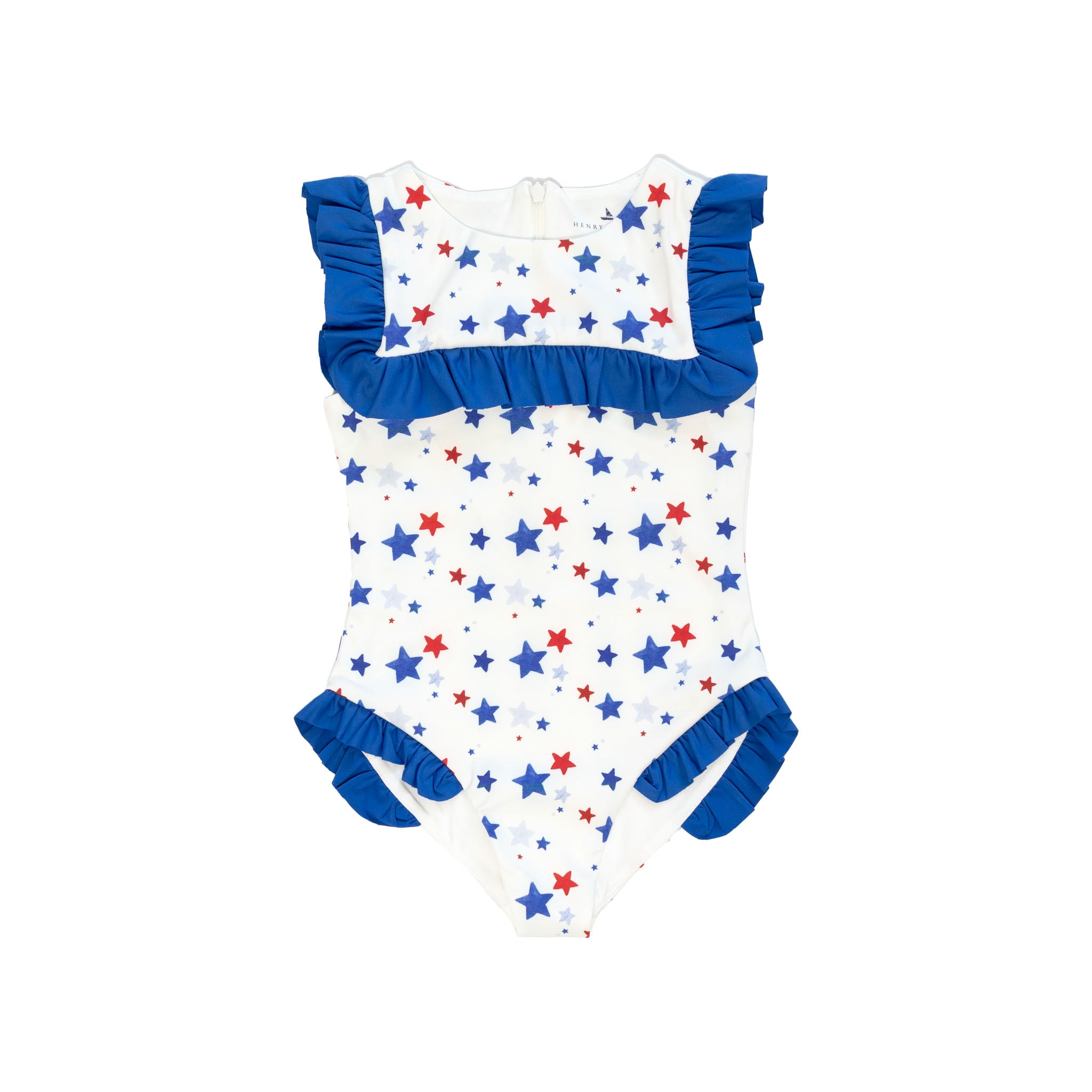 Henry Duvall Girl's Patriotic Swimsuit