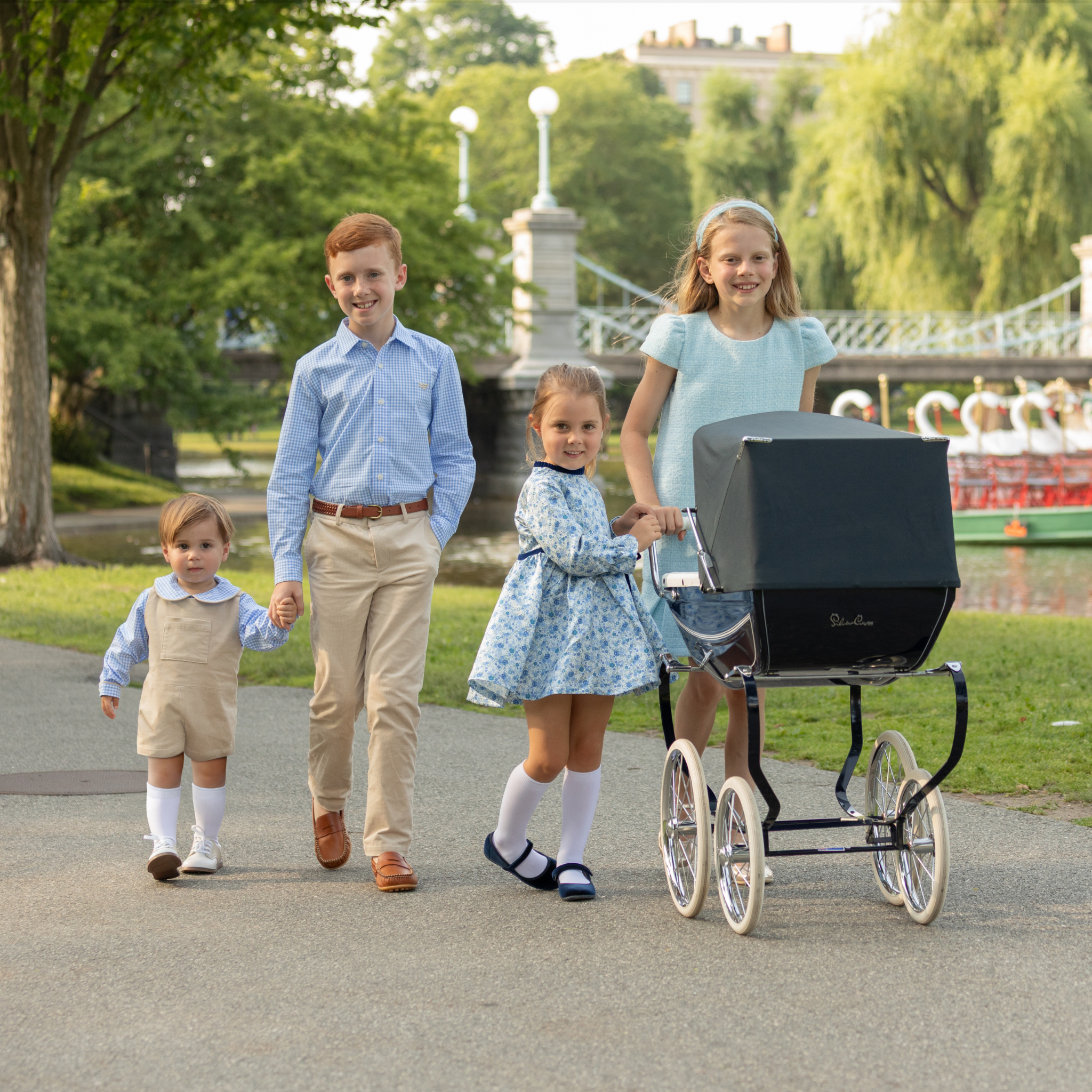 Swan Headband by Eva’s House, satin and tulle European-style girls headband from Switzerland, perfect for special occasions and princess-inspired fall outfits