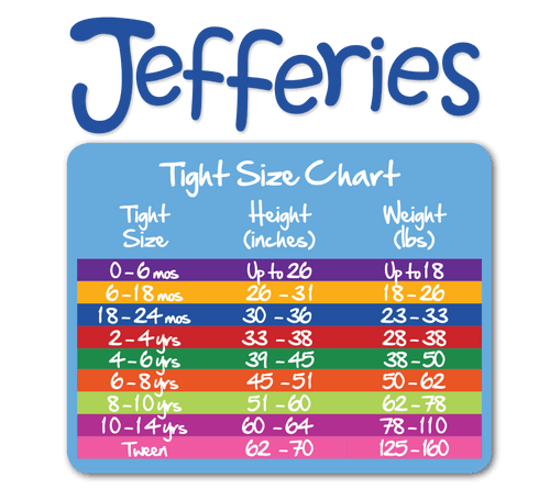 Jefferies Smooth Microfiber Tights in White, 2 Pair Pack size chart