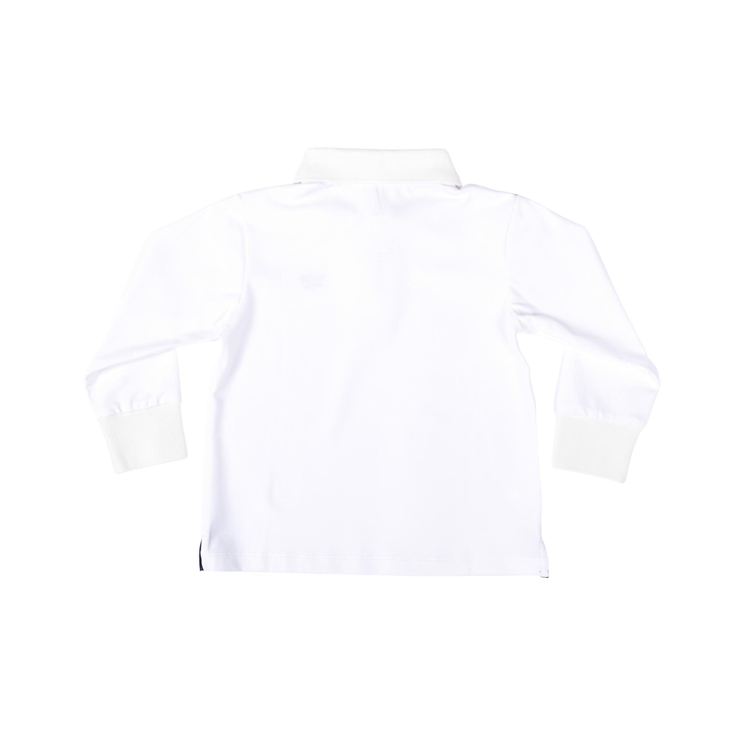 Henry Duvall boys' long sleeve polo shirt in Bay Tree Blue, soft pima cotton collared shirt with tagless design for comfort, classic fall boys' dress shirt alternative