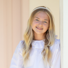 Velvet Lottie Headband by Winn & William, classic girls bow headband hand-wrapped in velvet, perfect accessory for fall outfits and family portraits