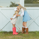 Little Kids Classic Waterproof Boot in Pink - Henry Duvall