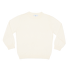 Henry Duvall boys ivory crewneck sweater, classic fall knitwear for school, holidays, and layering, cozy anti-pilling knit