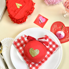 Deluxe Glitter Heart Surprize Ball® with sparkling heart design and small hidden gifts inside.