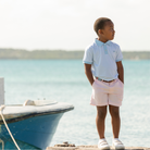 Henry Duvall boys performance shorts in lightweight stretch fabric, stain-resistant and wrinkle-resistant preppy shorts with adjustable waistband for everyday wear