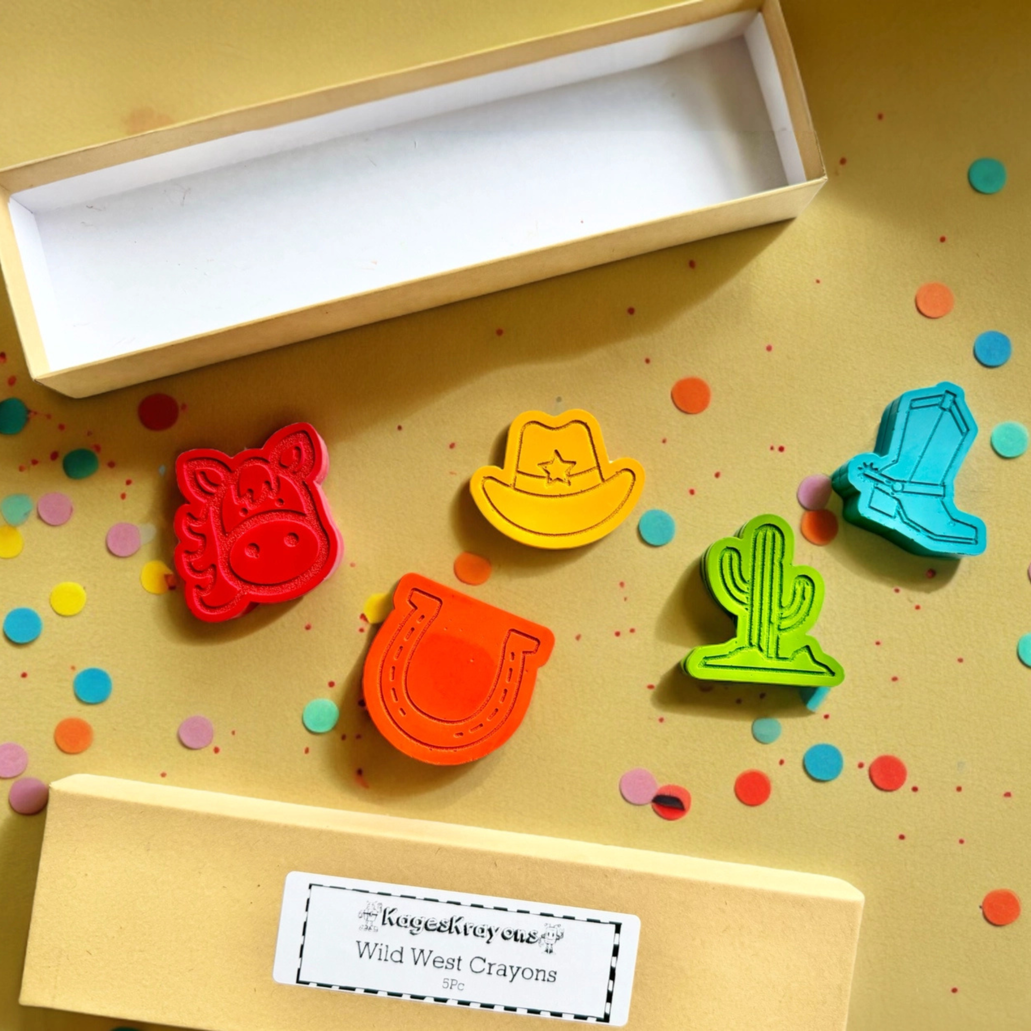 Cowboy Crayon Stocking Stuffer