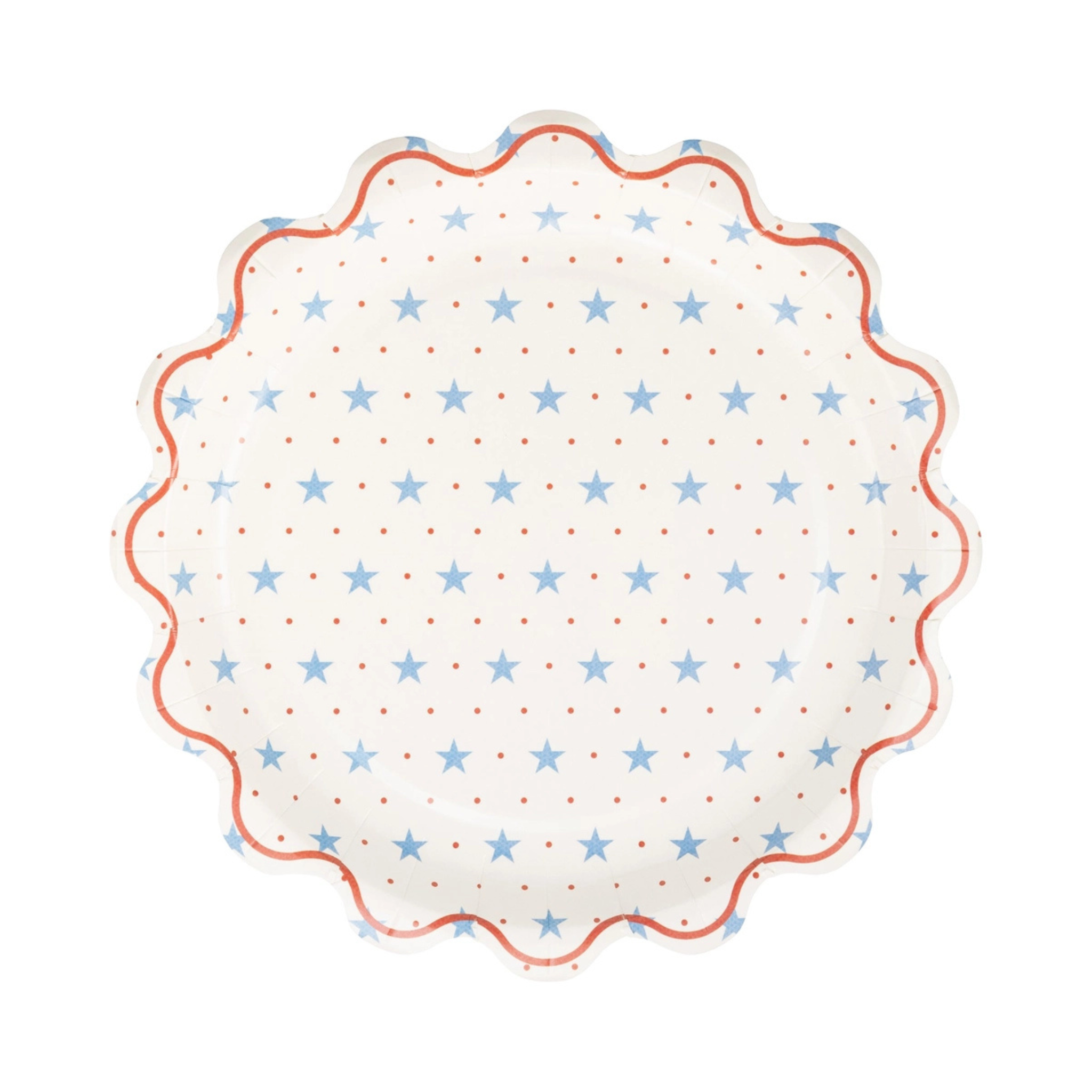 Hamptons Petite Stars 9" Paper Plate - Henry Duvall