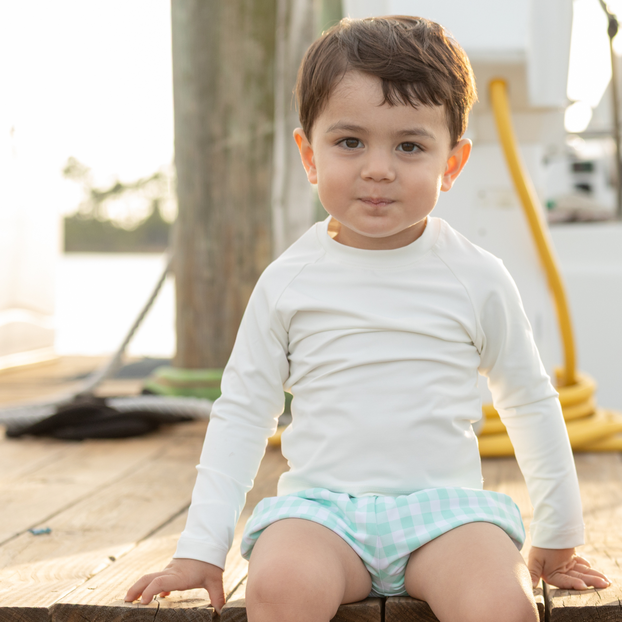 Rhett Rashguard Rooftop White - Henry Duvall