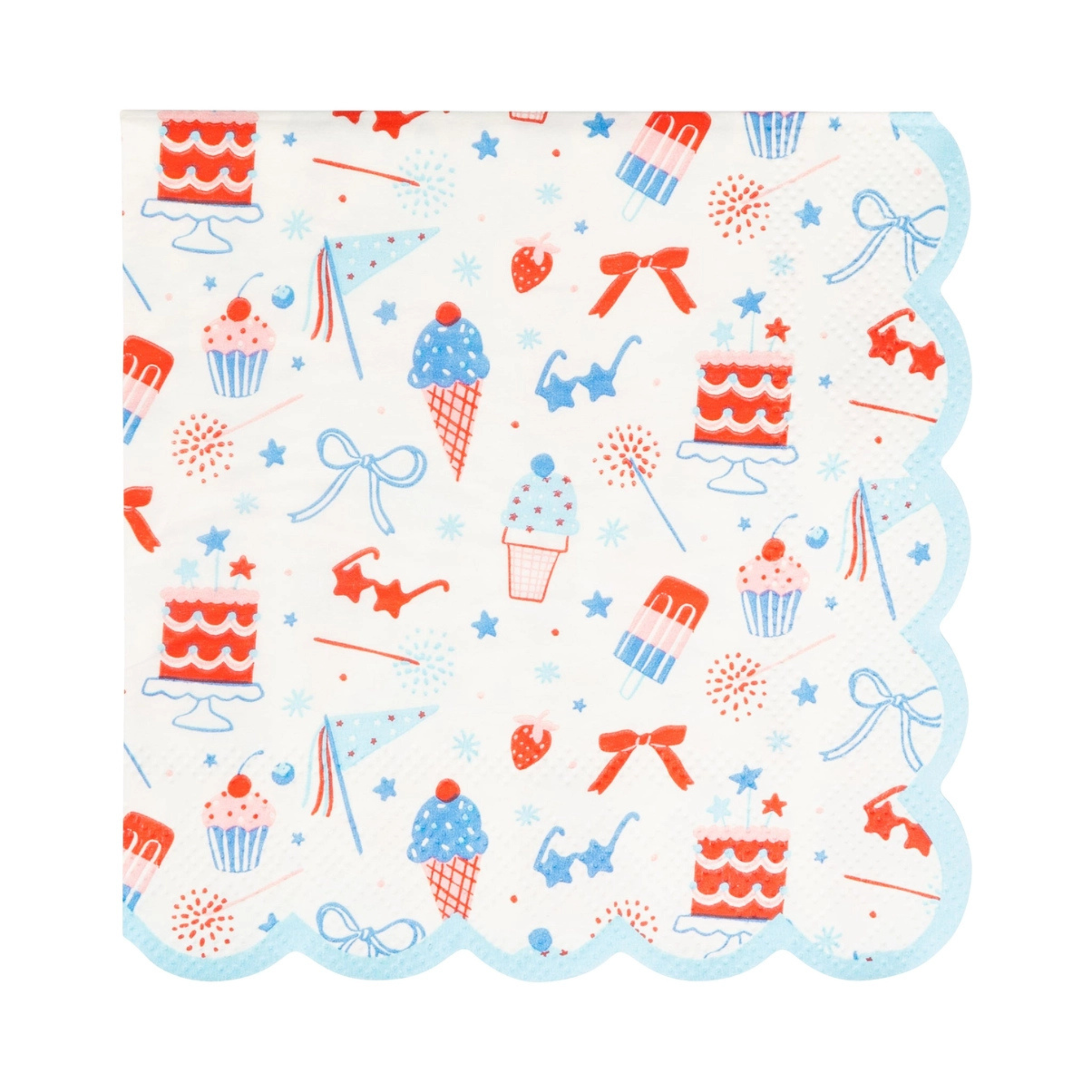 Summertime Pattern Cocktail Napkin - Henry Duvall