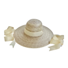 Buttercup Little Girl’s Hat - Ivory Grosgrain Ribbon - Henry Duvall